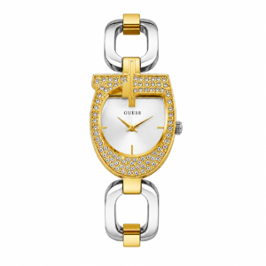 Guess Gold Crystal Ladies Watch