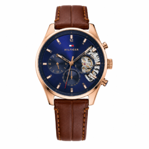 Tommy Hilfiger Blue Skeleton Watch