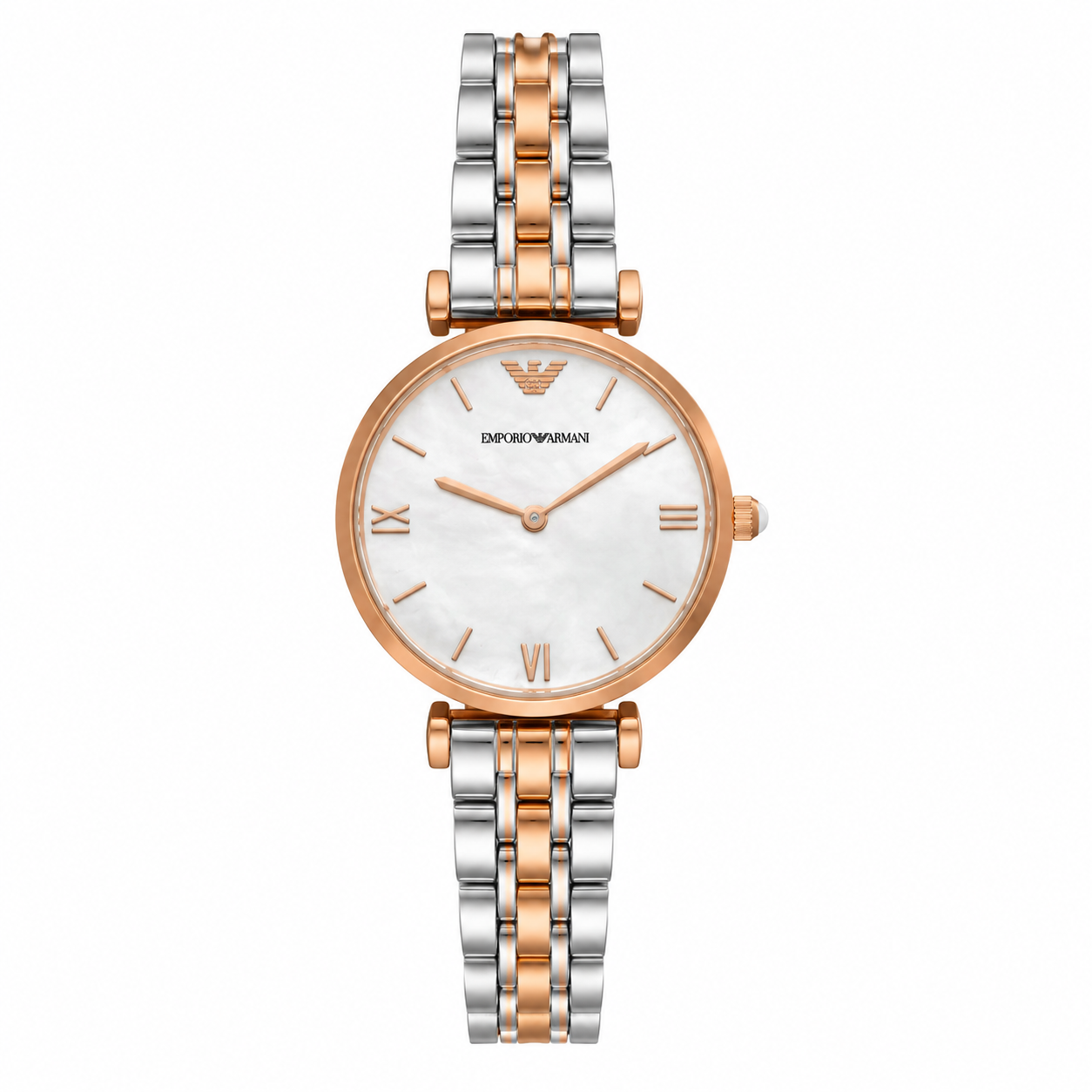 Emporio Armani Rose Gold Two-Tone Watch