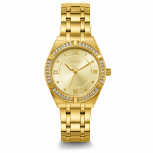 Guess Gold Crystal Ladies Watch