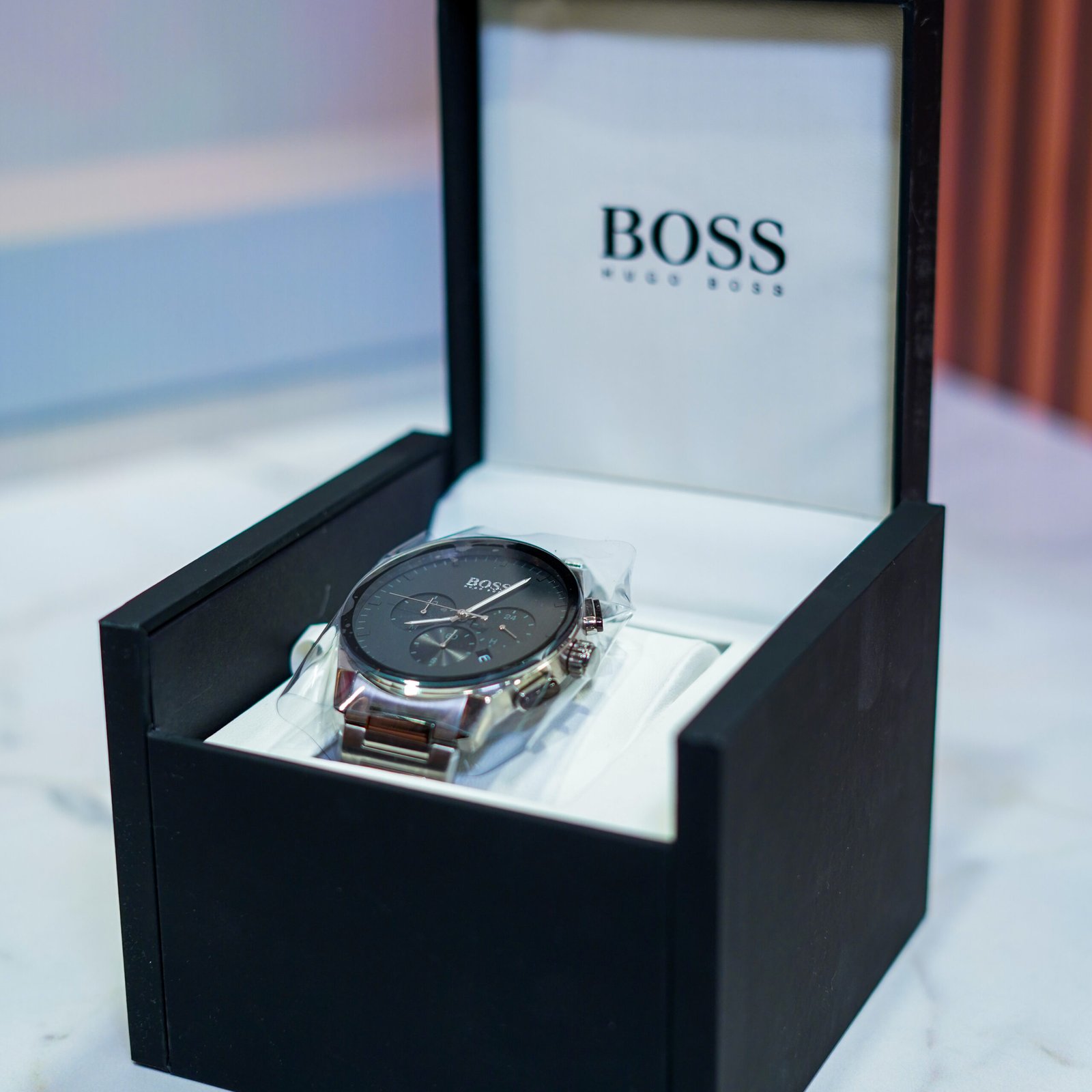Hugo Boss Black Dial Chronograph Watch - Image 4